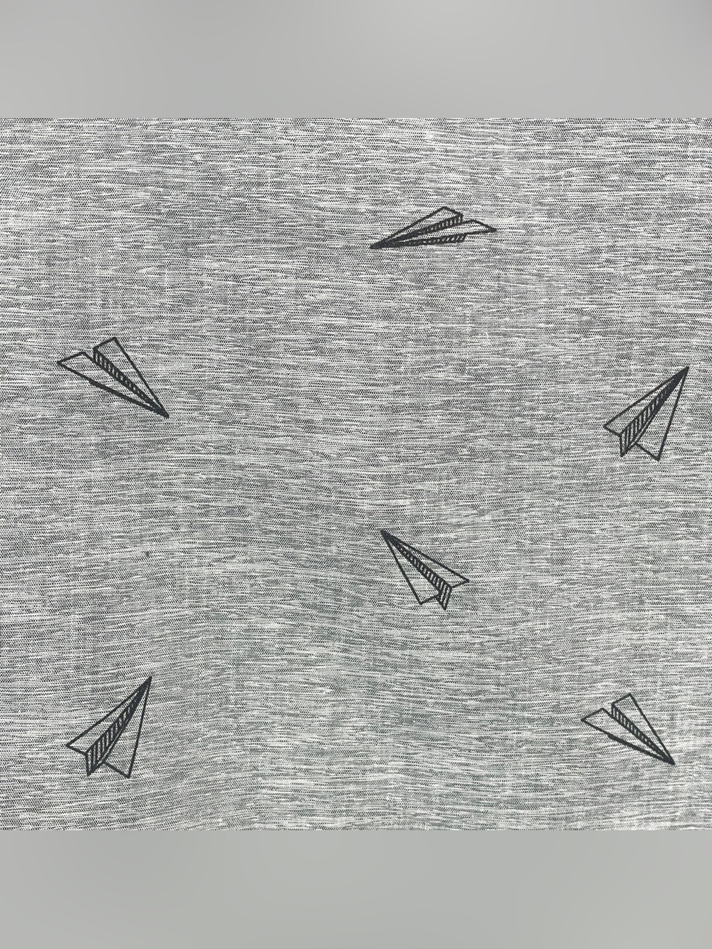 Molokai Surf Co. Gray Paper Airplane Print Button-Up Shirt Casual Beach - Picture 3 of 7